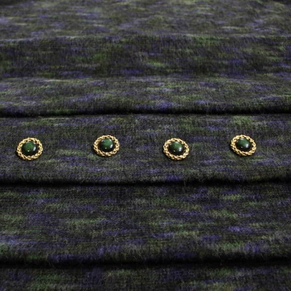 1295 Трикотаж альпака/мохер/шерсть зеленый/фиолетовый/черный