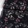 1076 Жаккард стрейч хлопок с цветочным принтом на черном